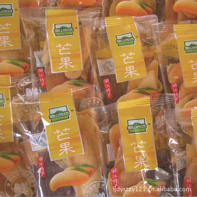 丽江特产得一果脯新品来袭 雪山农场散装芒果脯，品味高原阳光的甜蜜
